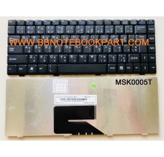 MSI Keyboard คีย์บอร์ด CR400 CR410 CX410 CX413 CX420 GX400 GX403 GX440 EX300 EX310 PX200 PX210 PX211 VR300 VR300X PR200 PR300  ภาษาไทย อังกฤษ